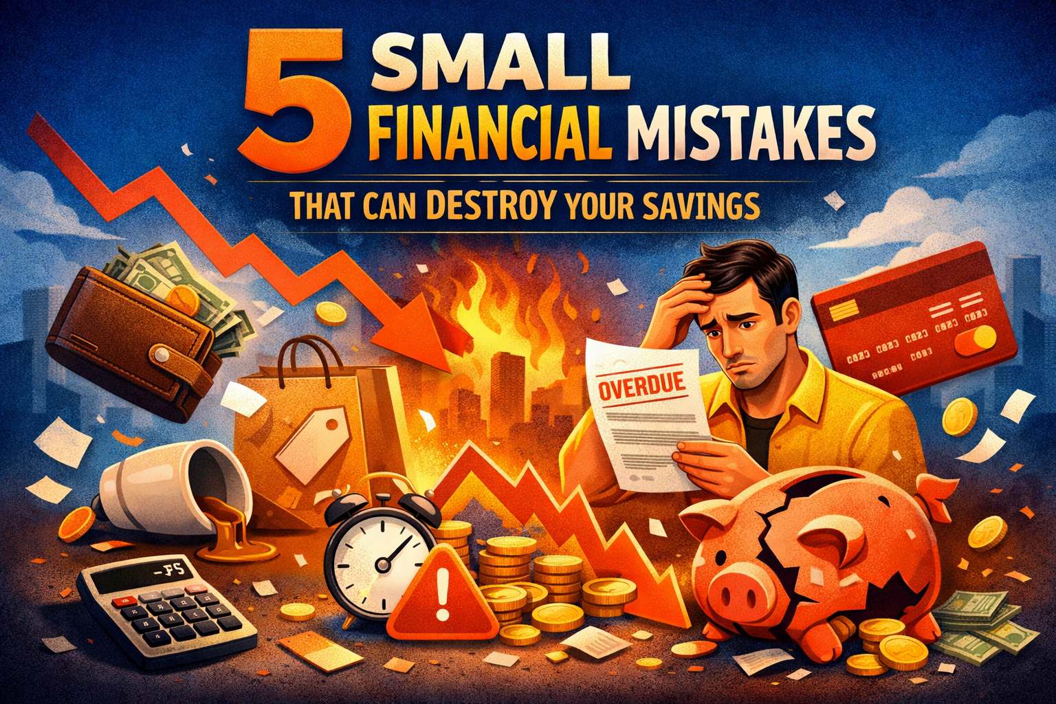 5 Small financial mistakes that destroy savings