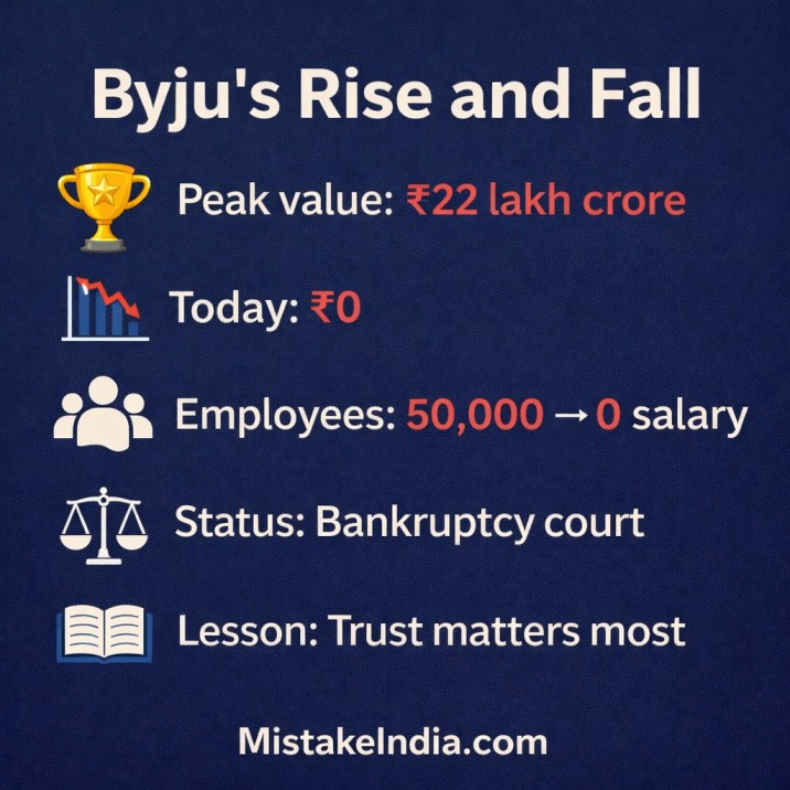 Byju's Bankruptcy Reasons