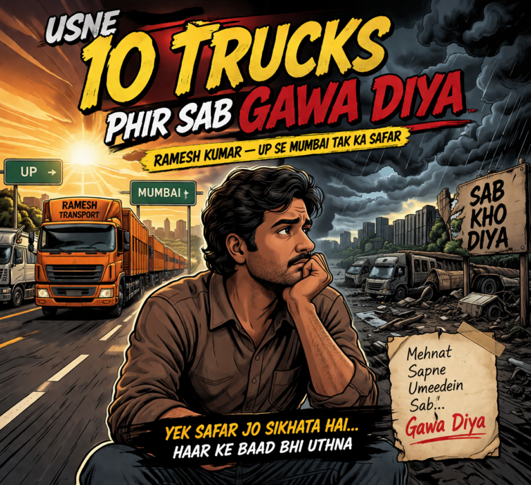 Usne Khud Ki Mehnat Se 10 Trucks Kharid Liye Phir Sab Gawa Diya— Financial Planning ki Ek Badi Sikh!