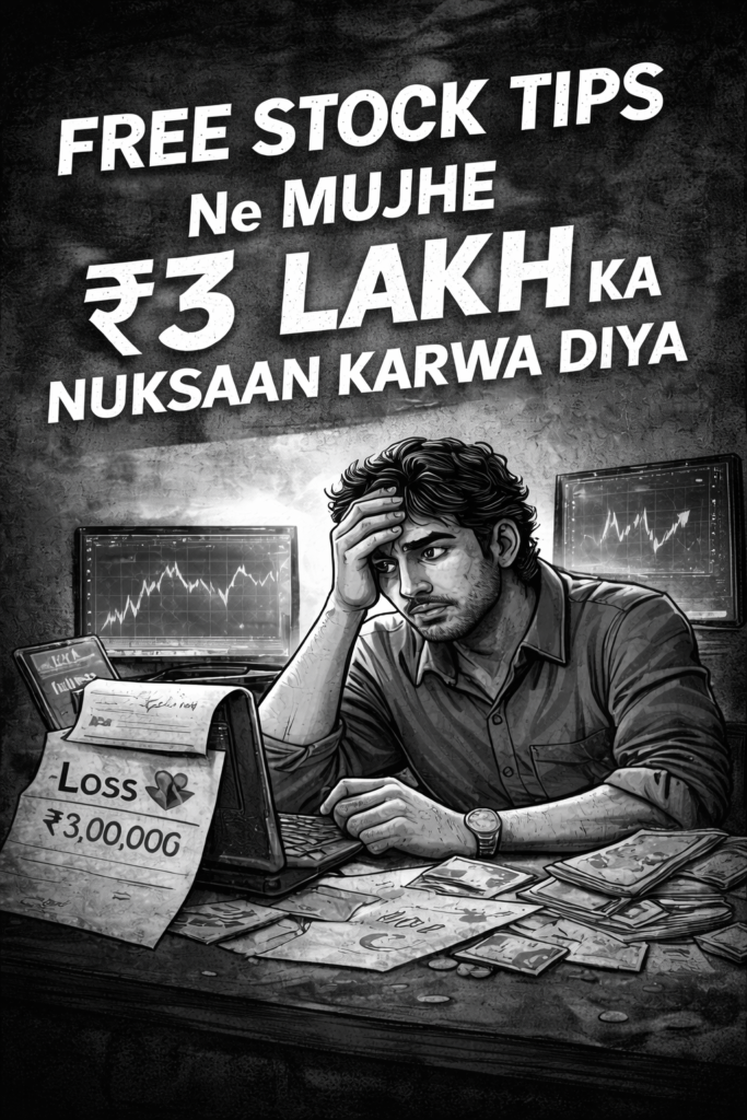 Free Stock Tips Ne Kaise Mujhe ₹3 Lakh Ka Nuksaan Karwa Diya