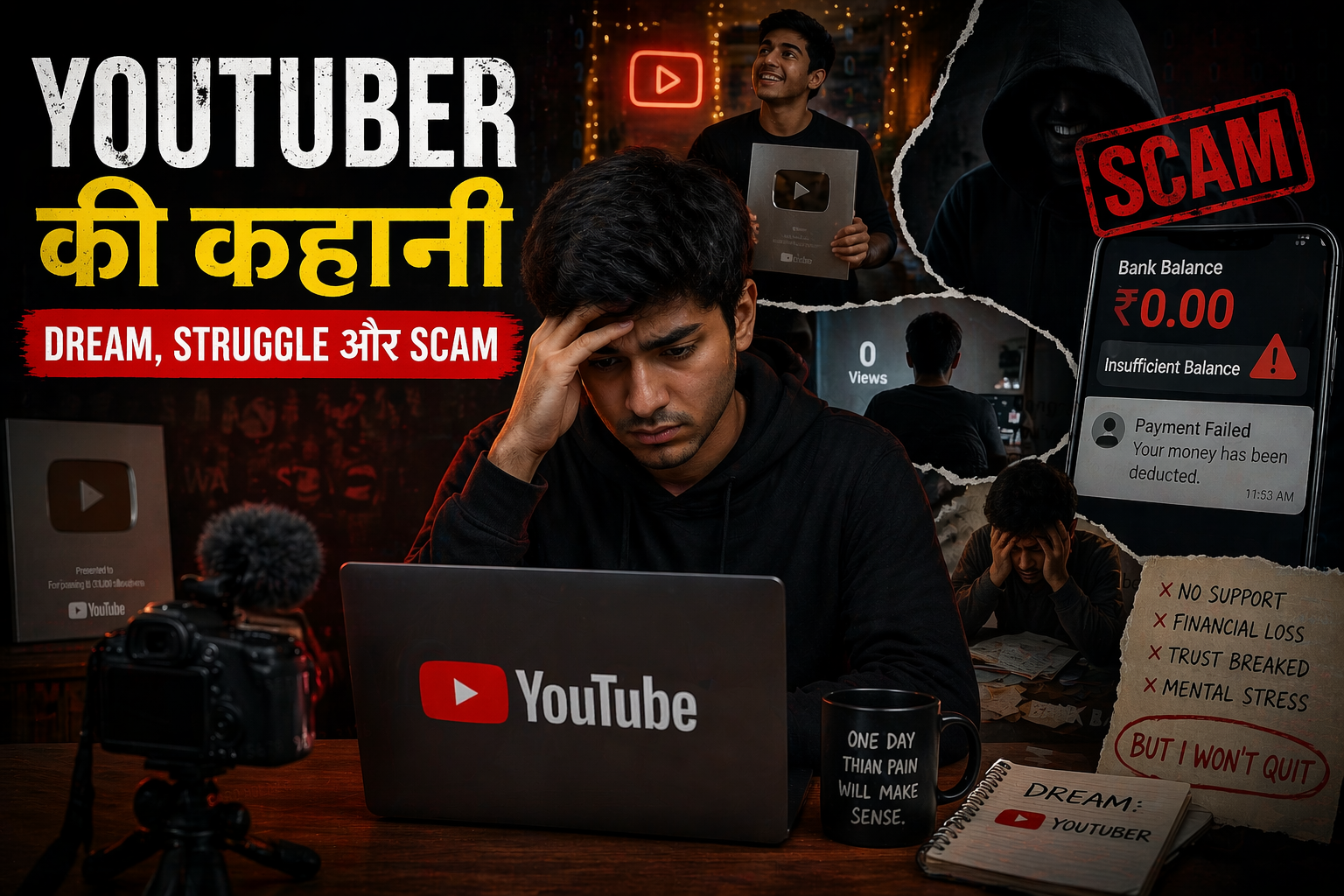 Usne ₹80,000/Month Kama Liye…Phir Sab Kho Diya: YouTuber Ki Kahani