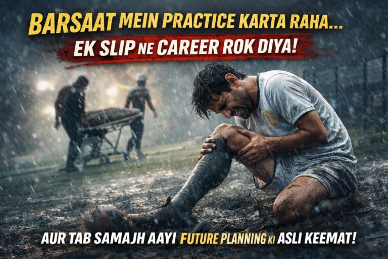 Barsaat Mein Huye Ek Slip Ne Kaise Mitaya Footballer Ka Career – Financial Planning Ki Asli Keemat Jo Har Athlete Ko Yaad Rakhni Chahiye!